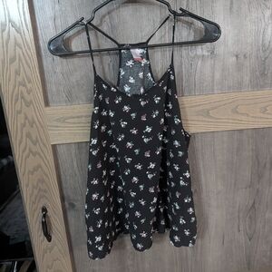 No Boundaries Black Floral Camisole